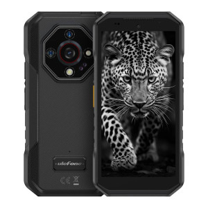  Téléphone robuste Ulefone Armor X32, 6 Go + 128 Go, vision nocturne, écran 5,65 pouces, Android 14, MediaTek Helio G91 Octa Core, réseau : 4G, NFC, OTG (noir classique) SU892B1491-20